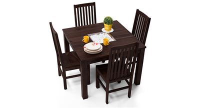 Bộ bàn ăn cho 4 người ghế không bọc đệm