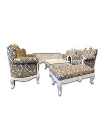 Bộ sofa gỗ tân cổ điển